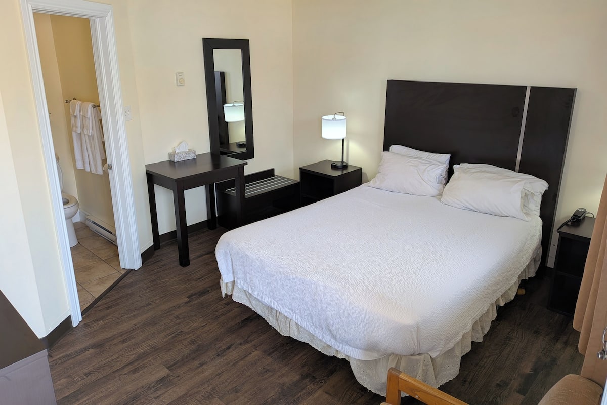 Habitación individual económica | Escritorio, wifi gratis y ropa de cama