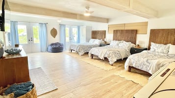 5 bedrooms, iron/ironing board, travel crib, WiFi
