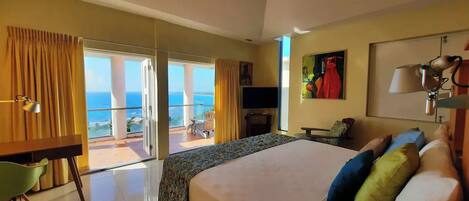 1 sovrum, skrivbord, strykjärn/strykbräda och wi-fi