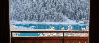 Lake view attic room