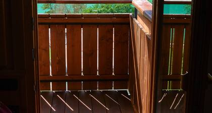 Lake view attic room