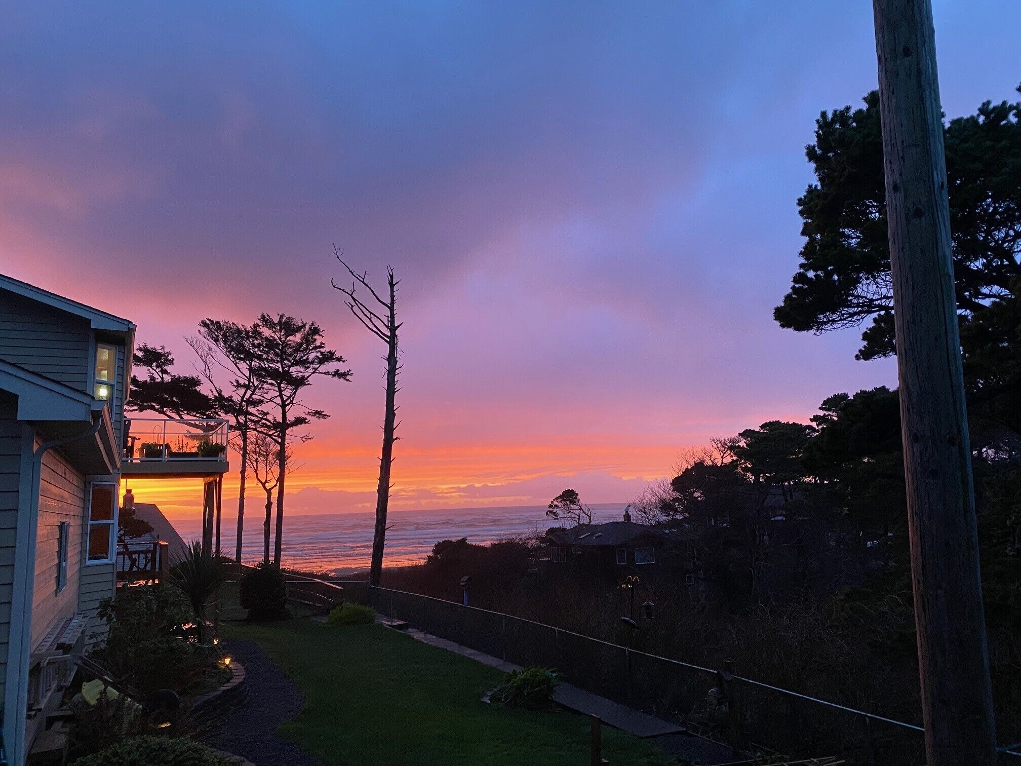 Vista desde la propiedad