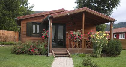 Chalet ALOYA dans un camping avec piscine, Hamamm, Sauna, etc.