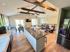 Interior - Beautiful, newly renovated 3 bedroom home on the Mississippi River.  (Lansing)