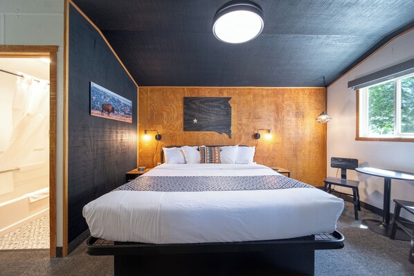 1 غرفة نوم ومكواة/لوح كي وواي فاي وملاءات أسرّة