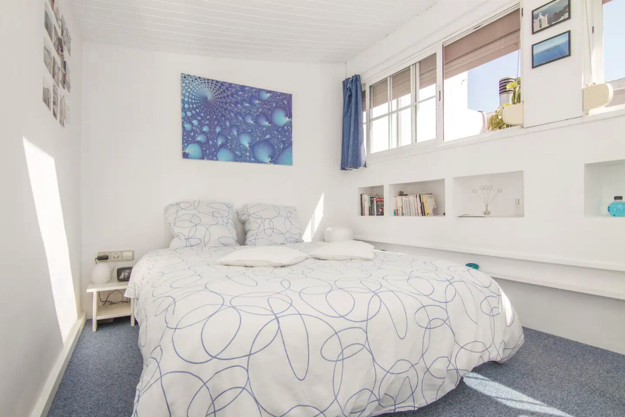 1 slaapkamer, een strijkplank/strijkijzer, gratis wifi, beddengoed