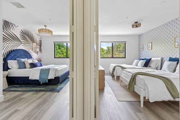 3 chambres, fer et planche Ă repasser, Wi-Fi, draps fournis