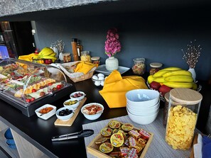 Frokostbuffé er inkludert hver dag