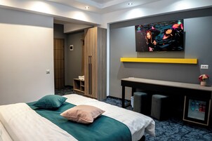 Deluxe Double Room | Premium bedding, memory foam beds, minibar, desk
