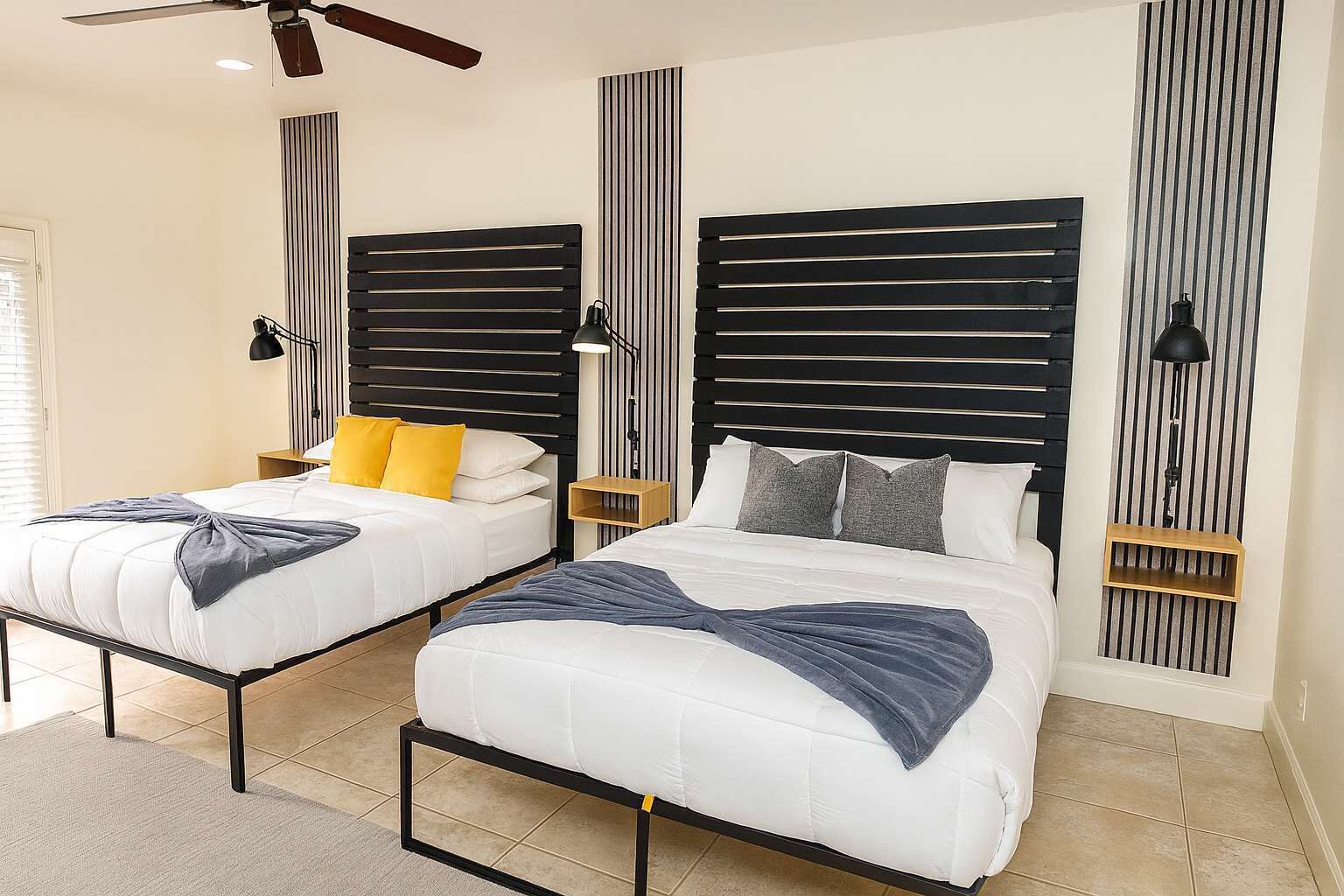 3 chambres, fer et planche à repasser, Wi-Fi gratuit, draps fournis