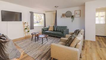 TV connectée, cheminée