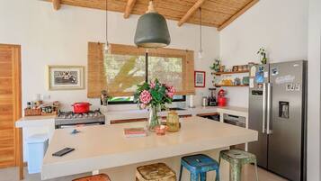 Oven, stovetop, dishwasher, coffee/tea maker