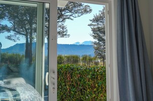 Quarto superluxo, 1 cama Queen, vista para a montanha | Vista do quarto