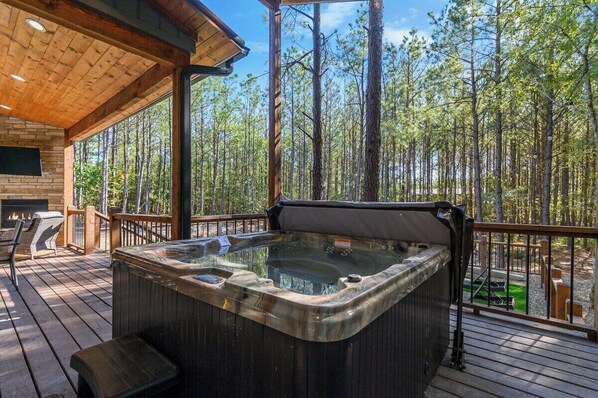 Bain à remous extérieur