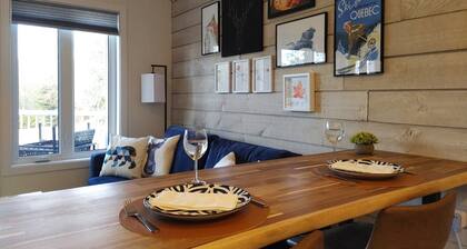 Chalet Aventure Orford - Cozy condo in beautiful Orford - WiFi, AC, fireplace