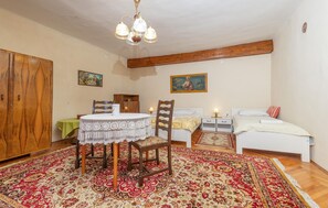 2 slaapkamers, een strijkplank/strijkijzer, gratis wifi, beddengoed