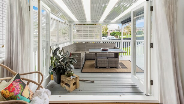 Maison, vue sur le jardin | Terrasse/patio