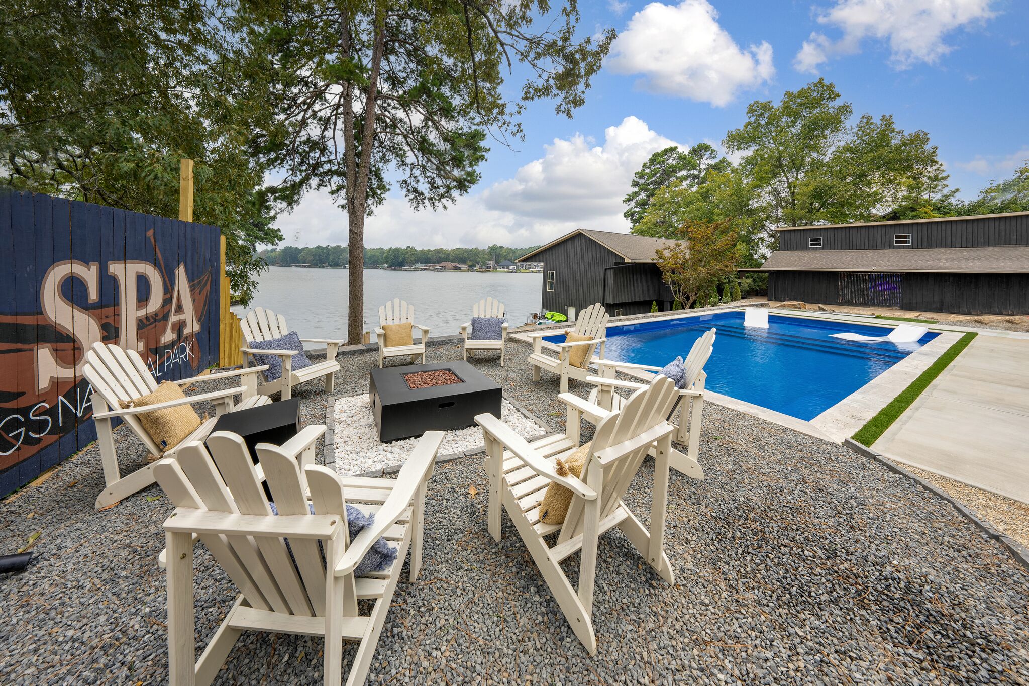 Piscine extérieure, piscine chauffée