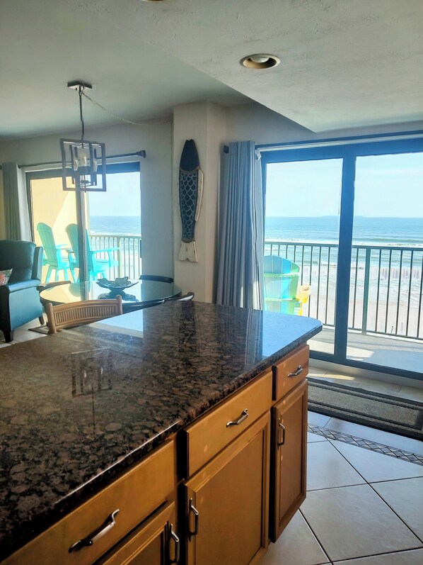 Interior - SUNGLOW RESORT 503 Spacious Deluxe Ocean Front Corner Suite with Large Balcony (Daytona Beach Shores)