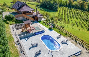 Una piscina riscaldata