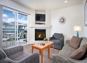 Televisio, takka, DVD-soitin