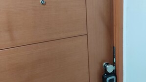 A wooden door with a number plate labeled '603'. - Cozy apartment (Pueblo libre)
