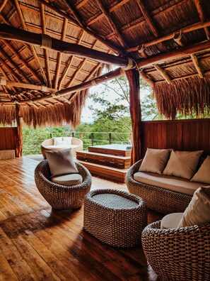Family Cabin, Multiple Beds, Private Bathroom, River View | 1 bedroom, free WiFi