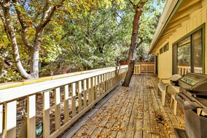 Terrace/patio - Rutter Family Retreat - Big Bear Cozy Cottage (Sugarloaf)