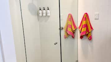Frameless shower screen