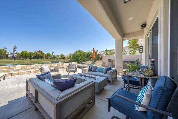 Outdoor dining - Views! Views! Views! Gorgeous PGA West Home with Infinity Pool (La Quinta)