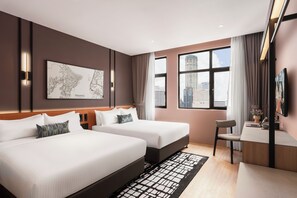 Deluxe Room Double Double | 오리/거위털 이불, 객실 내 금고, 각각 다른 스타일의 인테리어, 각각 다르게 가구 비치