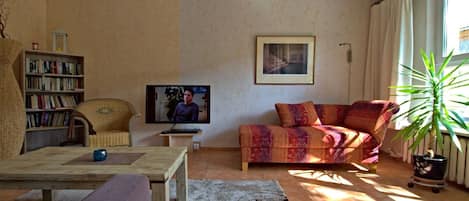 Televisio, takka, DVD-soitin