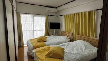3 chambres, bureau, Wi-Fi gratuit, draps fournis