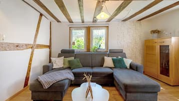 TV, lareira, aparelho de som