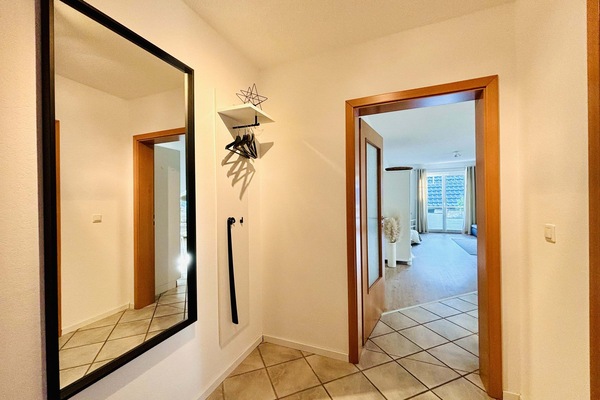 Ferienwohnung mit Balkon-Flur