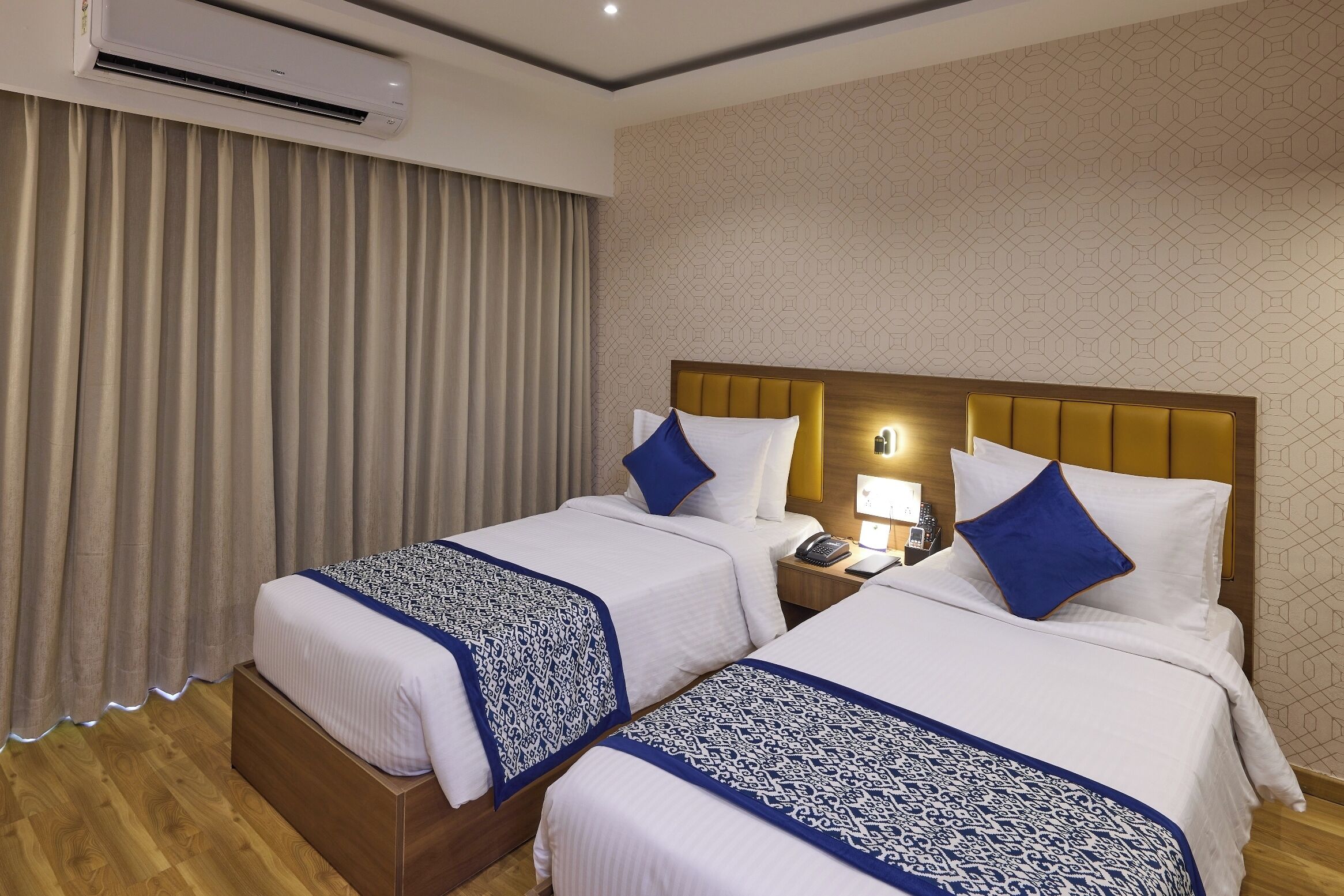 Blackout curtains, iron/ironing board, free WiFi