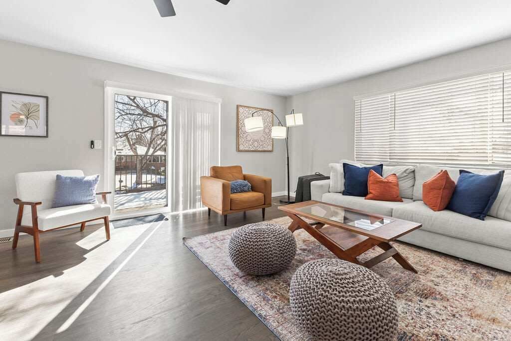 TV, foosball, offices