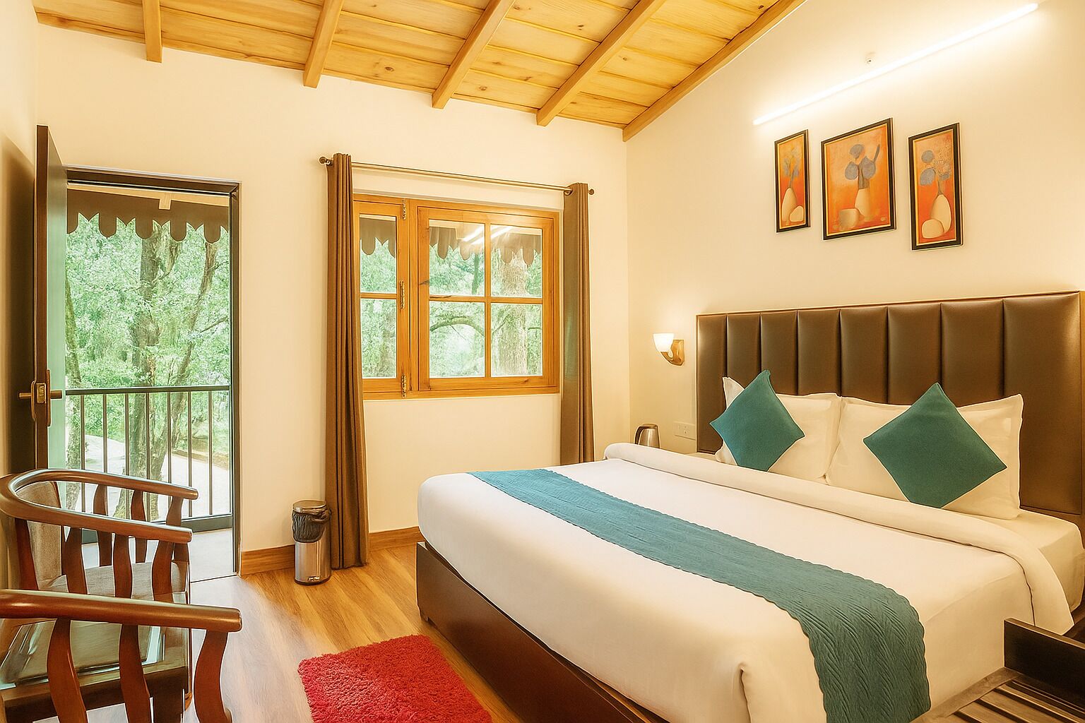 Executive Double Room, Balcony, Hill View | Soundproofing, iron/ironing board, free WiFi