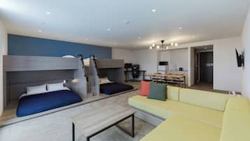 Estudio Confort | 1 habitación, cortinas blackout, wifi gratis y ropa de cama