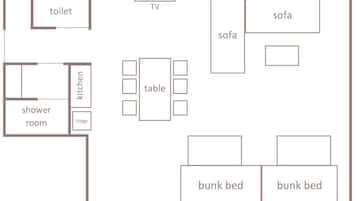 Estúdio conforto | Planta do andar