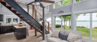 Private Beach! | Waterfront Views | Fireplace