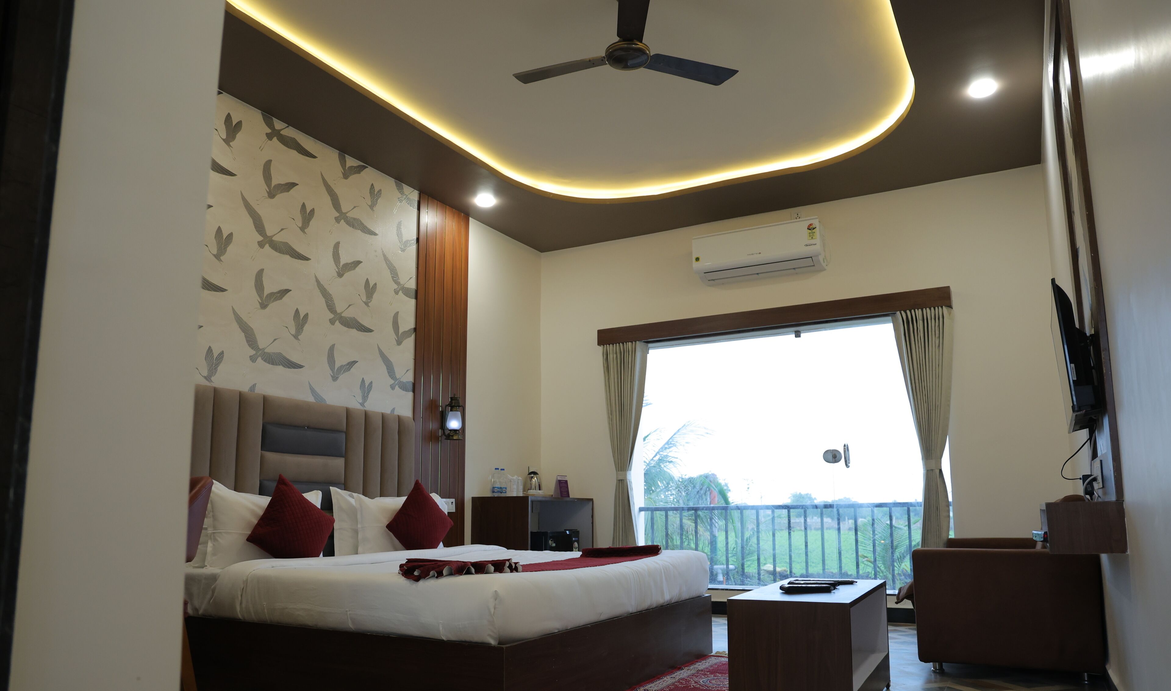 エグゼクティブ ダブルルーム | ミニバー、デスク、ノートパソコン用作業スペース、防音設備