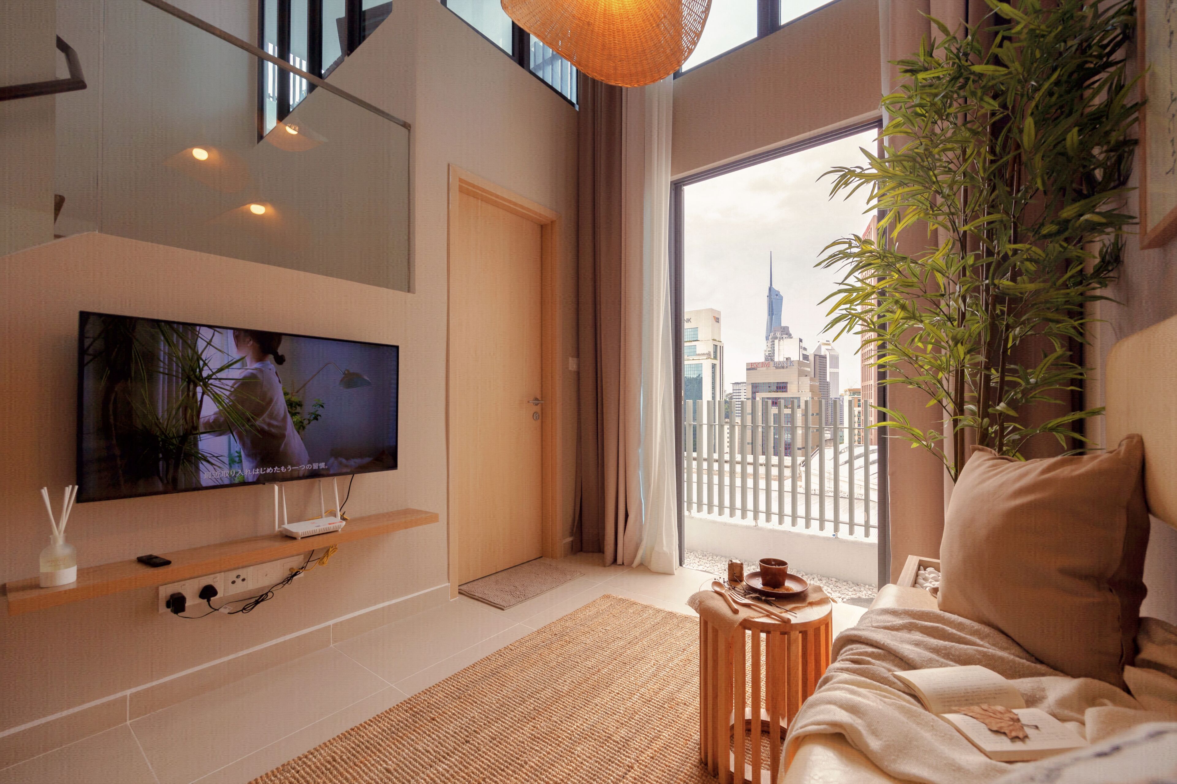 Premium Loft, 2 Bedrooms, Balcony, City View | View from room