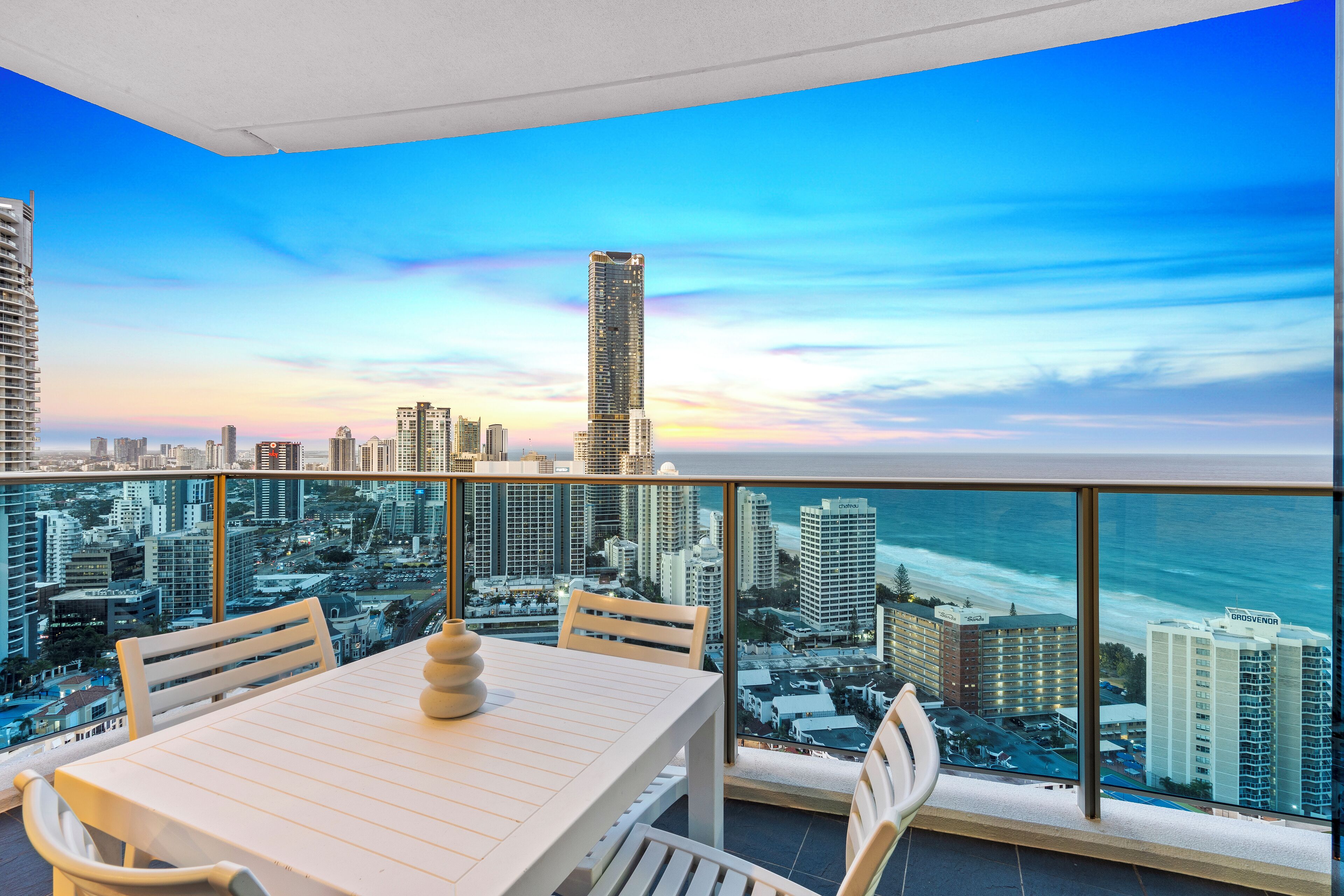 Căn hộ, 2 phòng ngủ, không hút thuốc, quang cảnh biển | Ban công