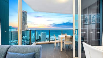 Căn hộ, 2 phòng ngủ, không hút thuốc, quang cảnh biển | Ban công