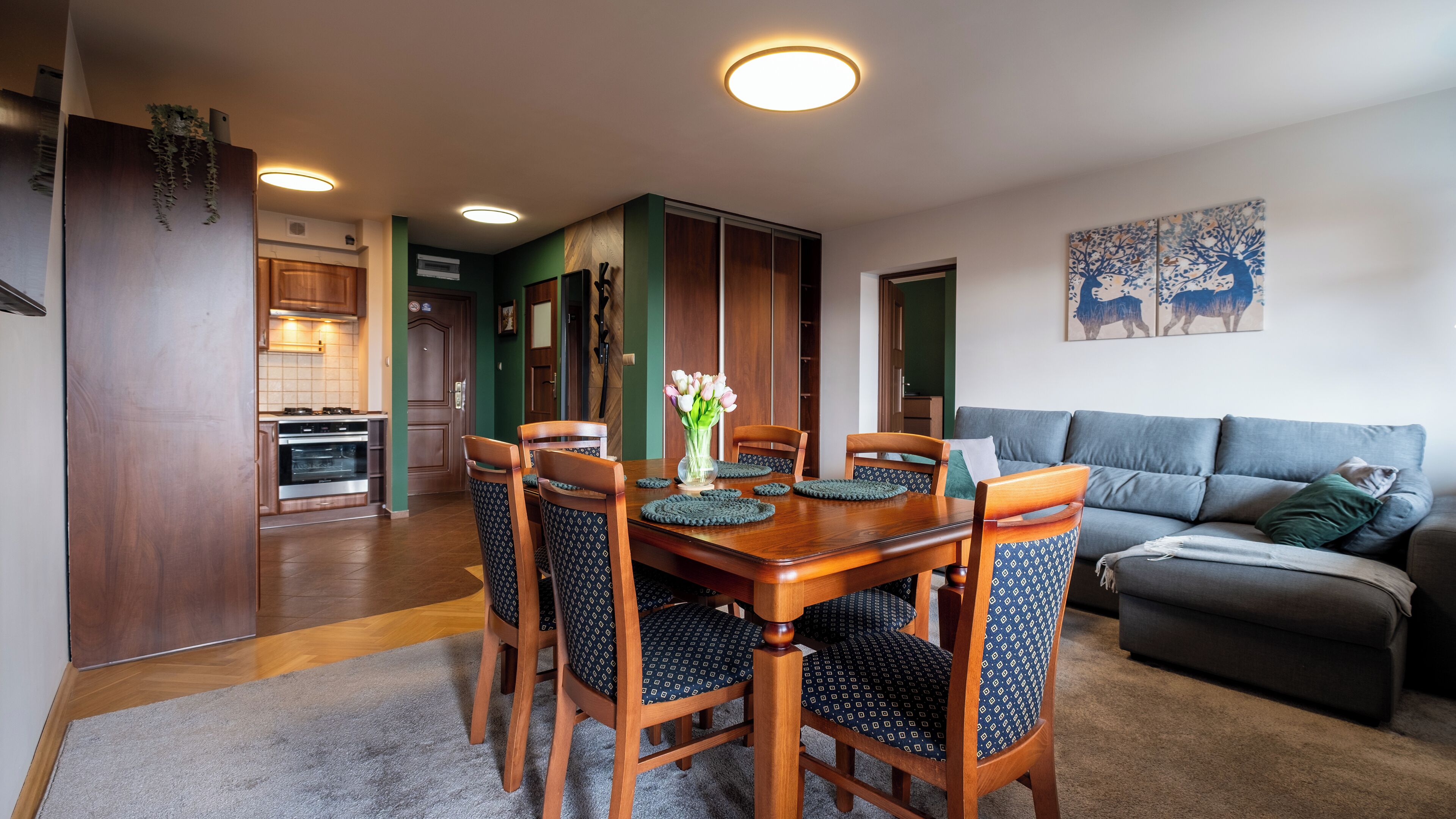 Huoneisto (213) | Oleskelualue | Taulutelevisio