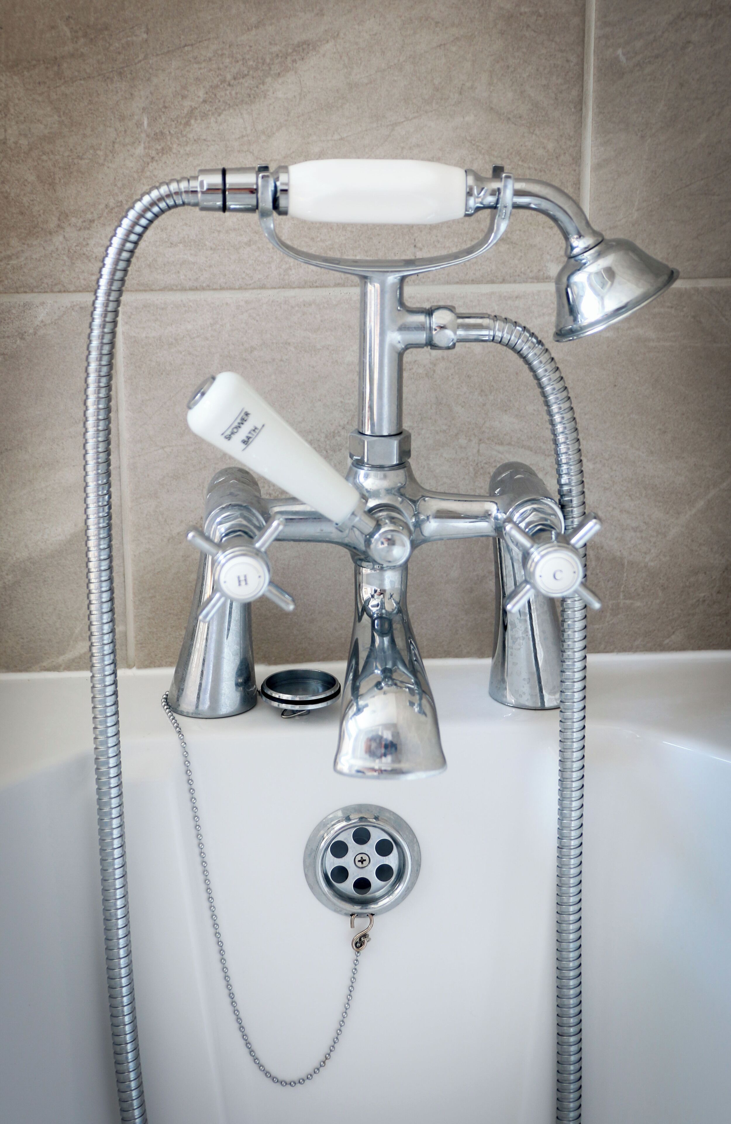 Shower, hair dryer