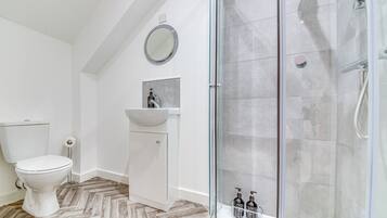 Shower, hair dryer