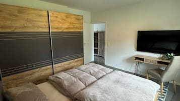 2 dormitorios, tabla de planchar con plancha, wifi y ropa de cama