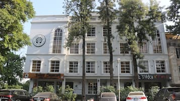 Fassade der Unterkunft